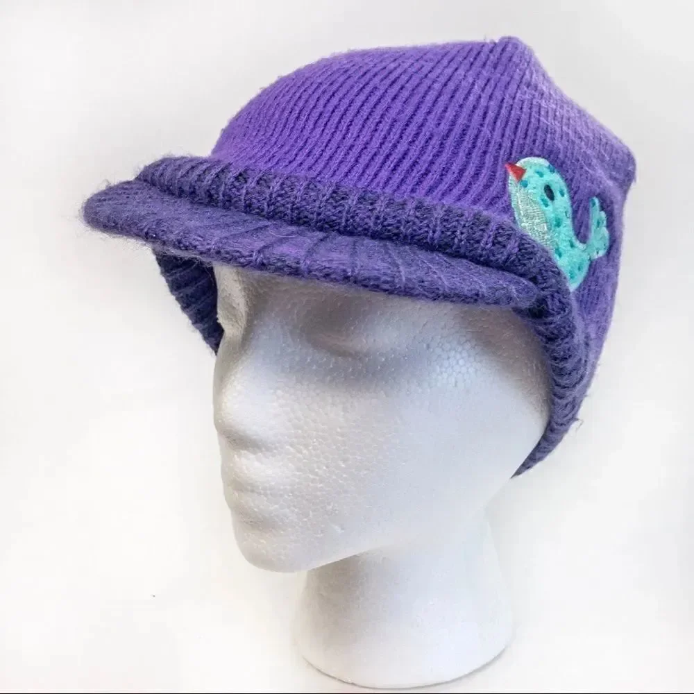 Put a Bird On It Purple Brimmed Hat